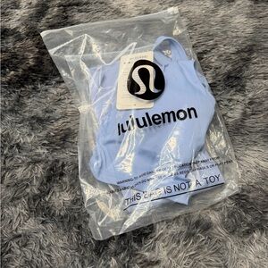 Lululemon Light Blue Sports Bra/Shorts (Full set)
